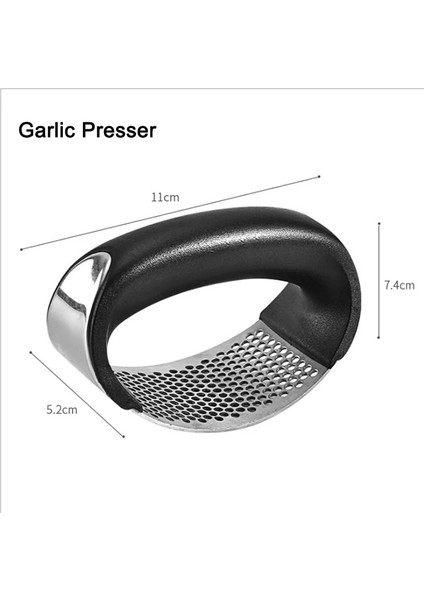 Sarımsak Baskı Stili Manuel Sarımsak Pres Eğri Sarımsak Öğütme Dilimleme Doğrayıcı Paslanmaz Çelik Sarımsak Presleri Pişirme Aletleri Alet Aksesuarları (Yurt Dışından)