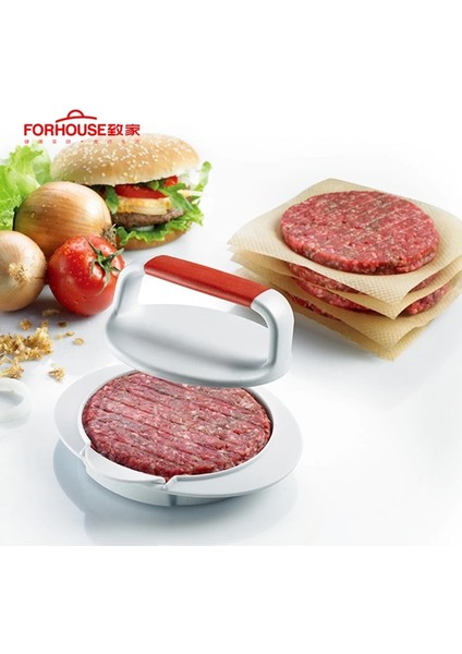 Hamburger Et Sığır Eti Makinesi Grill Burger Patty Pres Kalıp Kalıp Mutfak Gereçleri Hamburger Presi Abs + Tpr (Yurt Dışından)