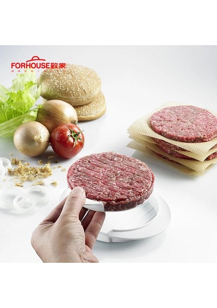 Hamburger Et Sığır Eti Makinesi Grill Burger Patty Pres Kalıp Kalıp Mutfak Gereçleri Hamburger Presi Abs + Tpr (Yurt Dışından) fırsatları