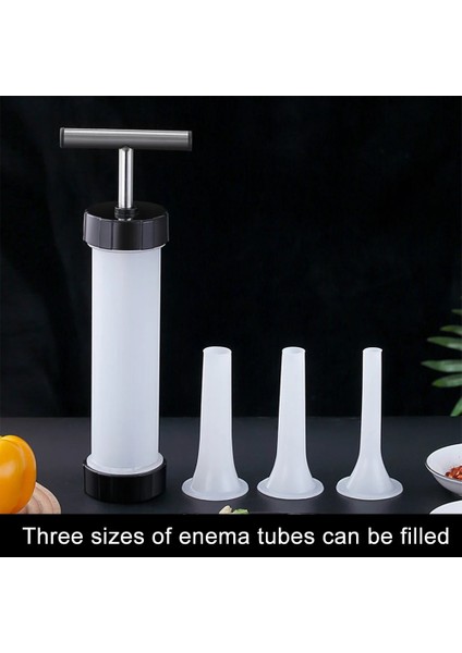 Mutfak Aletleri Tarzı Manuel Sosis Dolum Makinesi Ev Yapımı Sosis Doldurma Sosis Şırınga Sosis Doldurma Aletleri Manuel Et Enjektörü Aletleri (Yurt Dışından)