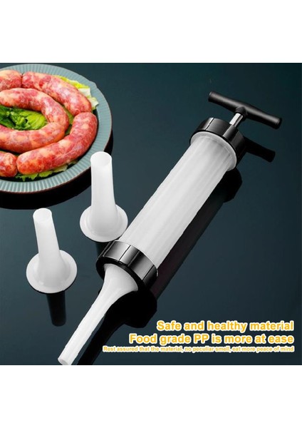 Mutfak Aletleri Tarzı Manuel Sosis Dolum Makinesi Ev Yapımı Sosis Doldurma Sosis Şırınga Sosis Doldurma Aletleri Manuel Et Enjektörü Aletleri (Yurt Dışından) fırsatları