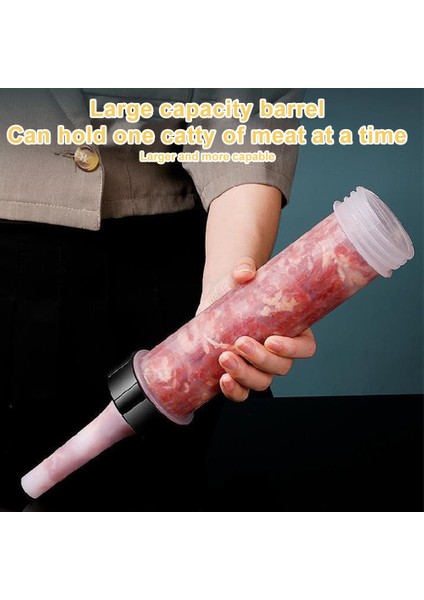 Mutfak Aletleri Tarzı Manuel Sosis Dolum Makinesi Ev Yapımı Sosis Doldurma Sosis Şırınga Sosis Doldurma Aletleri Manuel Et Enjektörü Aletleri (Yurt Dışından) indirimleri