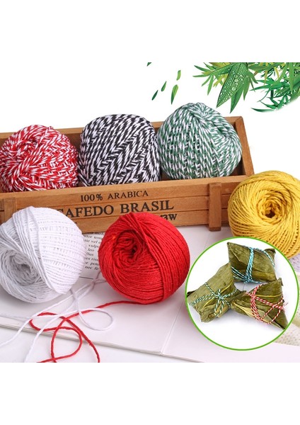 XSHG921-B Stili 75M Et Sosis Kravat Halatı Pişirme Kasap Pamuk Sicim Et Zongzi Kafes Ipleri (Yurt Dışından) fiyatları