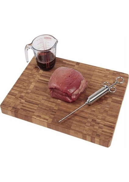 Yeni 2 Oz Et Enjektörü Şırınga Kümes Hayvanları Turşu Lezzet Enjektörü Et Baharat Enjektörleri Barbekü Seti 2 Iğneli Mutfak Aletleri (Yurt Dışından)