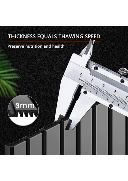 L 35.5X20X0.3CM Stili Rodanny Hızlı Buz Çözme Çözülme Dondurulmuş Gıda Et Meyve Hızlı Tabak Panosu Mutfak Gadget Aracı Buz Çözme Tepsisi (Yurt Dışından) indirimleri
