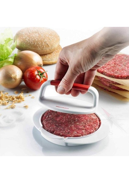 Abs + Tpr Hamburger Et Sığır Eti Makinesi Izgara Burger Patty Basın Kalıp Hamburger Presi Için Mutfak Gereçleri (Yurt Dışından)