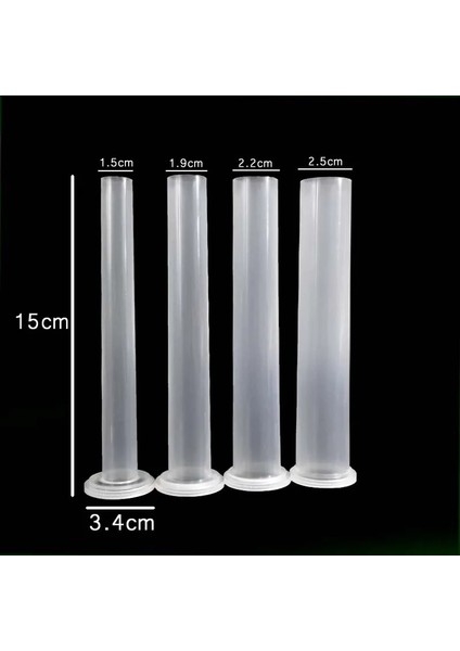 3.4cm 4 Adet Tüp Stili 1lblot Kıyma Makinesi Sosis Doldurma Doldurma Tüpleri Huniler Nozullar Sosis Üreticisi Için Nozullar 5.7cm Tabanlı Sosis Tüpü (Yurt Dışından)