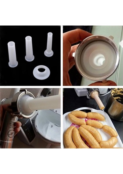 Resim Stili Olarak Et Kıyma Makinesi Sosis Doldurma Doldurma Tüpleri Dıy Sosis Makinesi Hunileri Nozullar 1 Adet 5.7cm Taban Mutfak Gereçleri (Yurt Dışından) fırsatları