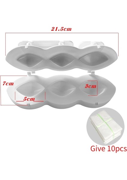 5cm-Kutu Stili ile Yeni Eatball Maker Manuel Köfte Kalıp Presi Kıyma Işlemcisi Içli Kek Tatlılar Gıda Ev Mutfak Aletleri Etli Turta (Yurt Dışından)