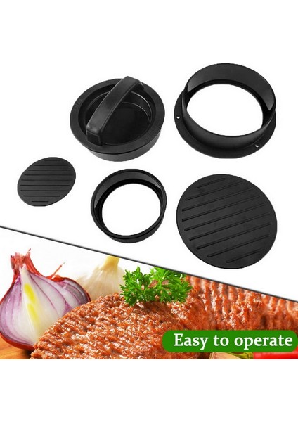 50 Adet Tarzı Yeni Yuvarlak Hamburger Presi Hamburger Makinesi Et Sığır Izgara Burger Patty Pres Kalıp Mutfak Aracı Için Gıda Sınıfı Plastik Üreticisi (Yurt Dışından)