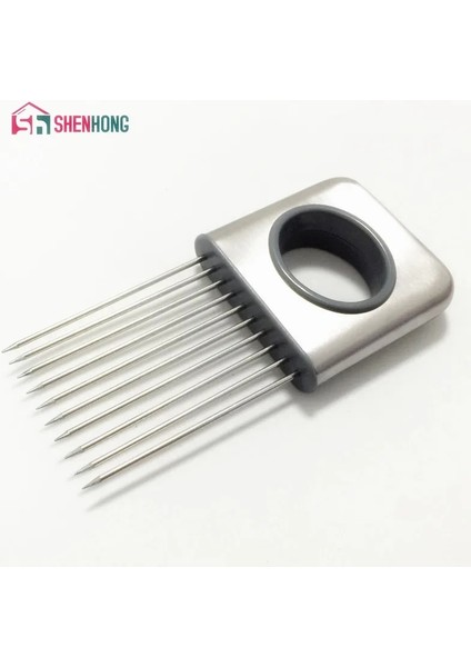 Yüksek Li Çok Işlevli Soğan Kesici Doğrayıcı Dilimleme Sebze Kesme Gevşek Et Domates Yardımı Kılavuz Tutucu Dilimleme Gadget'ı (Yurt Dışından)