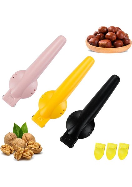 Sarı Stil 2 In 1 Paslanmaz Çelik Kestane Klip Ceviz Klip Kesici Somun Açacağı Fındıkkıran Kestane Kelepçe Sheller Mutfak Aksesuarları (Yurt Dışından) indirimleri