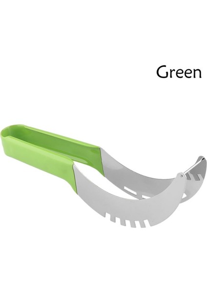 Yeşil Stil Paslanmaz Çelik Karpuz Dilimleme Kesici Bıçak Tart Meyve Sebze Araçları Kesme Kavun Bıçağı Mutfak Alet Aksesuarı (Yurt Dışından)