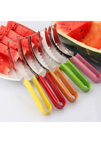 Yeşil Stil Paslanmaz Çelik Karpuz Dilimleme Kesici Bıçak Tart Meyve Sebze Araçları Kesme Kavun Bıçağı Mutfak Alet Aksesuarı (Yurt Dışından) fiyatları