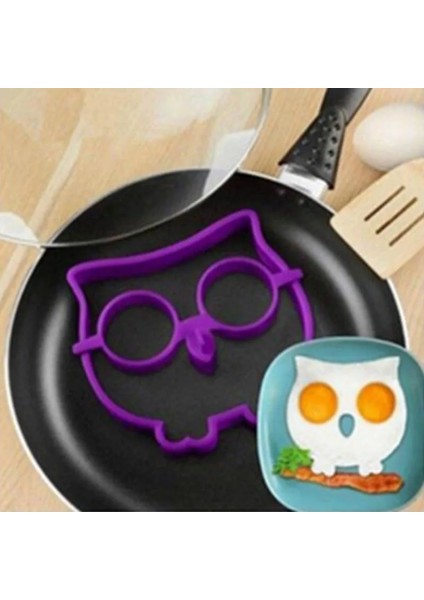 Baykuş Tarzı Kahvaltı Omlet Kalıp Silikon Yumurta Gözleme Halka Şekillendirici Pişirme Aracı Dıy Mutfak Aksesuarları Gadget Plastik Yumurta Ayırıcı (Yurt Dışından)
