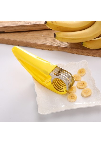 1 Adet Tarzı Mutfak Aletleri Sebze Meyve Keskin Dilimleme Paslanmaz Çelik Kesim Jambon Sosis Muz Kesici Salatalık Bıçağı Salata Dilim Araçları (Yurt Dışından) modelleri