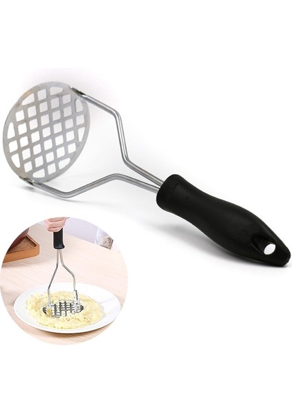 24X7CM Tarzı Pürüzsüz Patates Püresi Meyve Sebze Araçları Pres Kırıcı Patates Ezici Paslanmaz Çelik Itici Geniş Ezme Plakası (Yurt Dışından) modelleri