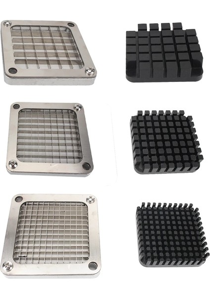 7 mm Tarzı Fries Potato Cutter Blade Stainless Steel Chip Cutter Parts+3 Blades Size French Fry Potatoes Chips Cutters Friet Maker (Yurt Dışından) indirimleri