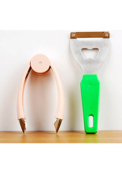 Y1 Stili Ananas Bıçağı Soyucu Paslanmaz Çelik Soyma Ananas Artefaktı 304 Oluk Açma Klipsi Tohum Soyma Bıçağı Alet Klipsi Ev (Yurt Dışından)