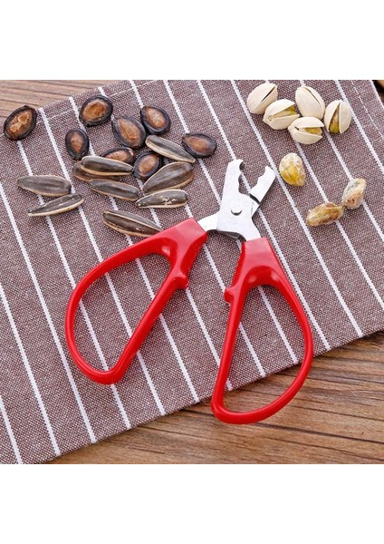 Kırmızı Stil New Nut Pliers 1pc Stainless Steel Nut Shell Cracker Pistachio Sheller Opener Peeling Pliers Home Tools (Yurt Dışından) modelleri