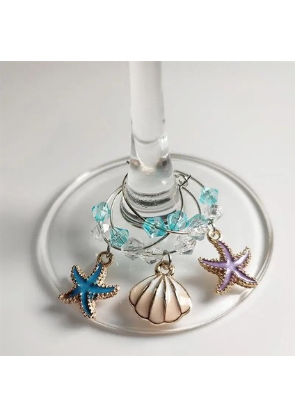 Gösterişli Şarap Kadehi Nazarlık Yüzükler Cam Içecek Işaretleyicileri Etiketler Mutfak Bar Aksesuarları Şarap Kadehi Işaretleyiciler (Çeşitli Renk) (Yurt Dışından) fiyatları