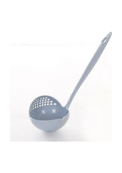 Gri Mavi Tarzı Mutfak Aksesuarları 2 In 1 Uzun Saplı Kaşık Yaratıcı Aracı Kaşık Mutfak Pişirme Için Ev Filtresi Kevgir Mutfak Aletleri (Yurt Dışından)
