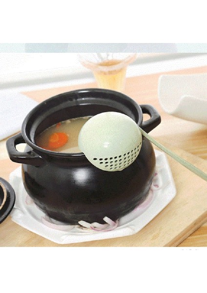 Gri Mavi Tarzı Mutfak Aksesuarları 2 In 1 Uzun Saplı Kaşık Yaratıcı Aracı Kaşık Mutfak Pişirme Için Ev Filtresi Kevgir Mutfak Aletleri (Yurt Dışından) fiyatları