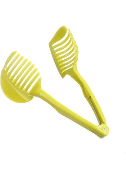 Şekil Stilinde Gösterildiği Gibi 1 Adet Plastik Yeşil Manuel Dilimleyiciler Domates Dilimleyici Meyve Kesici Domates Limon Kesici Yardımcısı Pişirme Tutucu Mutfak Aracı (Yurt Dışından)