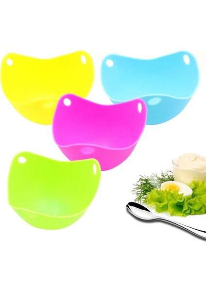Mavi ve Sarı Tarzı Yumurta Kalıbı Kase Silikon Yumurta Kaçak Avcı Haşlama Bölmeleri Ocak Kazanı Mutfak Aksesuarları Pişirme Araçları Gözleme Makinesi Tslm1 (Yurt Dışından)