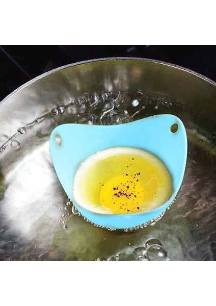 Mavi ve Sarı Tarzı Yumurta Kalıbı Kase Silikon Yumurta Kaçak Avcı Haşlama Bölmeleri Ocak Kazanı Mutfak Aksesuarları Pişirme Araçları Gözleme Makinesi Tslm1 (Yurt Dışından)