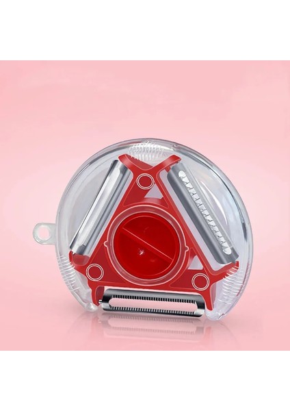 Kırmızı Stil Magic Trio Soyucu Set Dilimleme Paslanmaz Çelik Soyucu Parçalayıcı Jülyen Kesici Çoklu Soyma Bıçağı Zesters Rende Mutfak Aleti (Yurt Dışından)