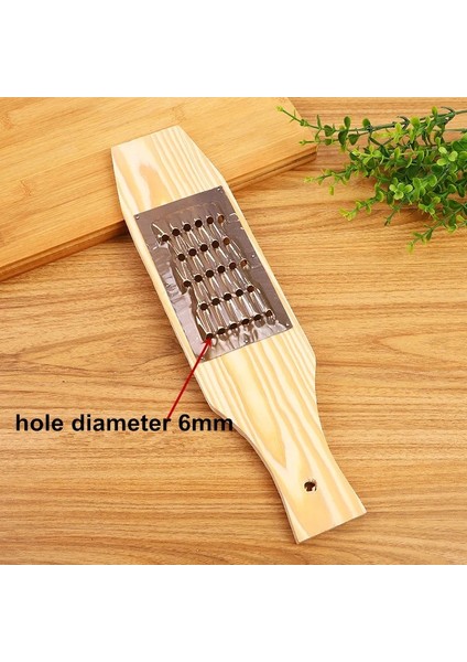6mm Tarzı Pratik Ahşap Rende Havuç Peynir Rendesi Çok Fonksiyonlu Sebze Kesici Manuel Ince Örgü El Dilimleme Mutfak Aleti (Yurt Dışından)
