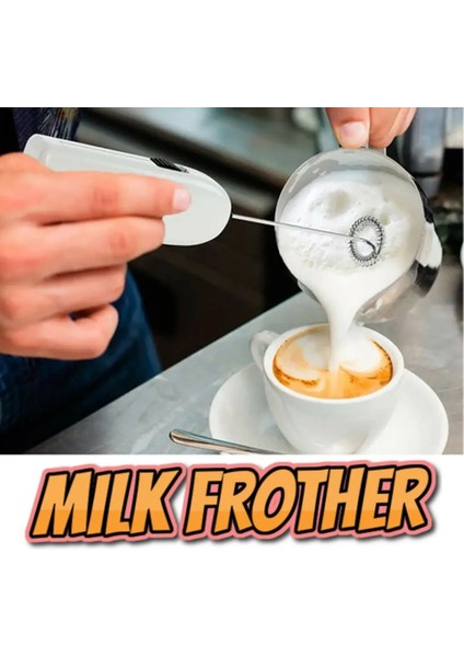 Beyaz Stil Elektrikli Süt Köpürtücü Yumurta Çırpıcı Içecek Köpürtücü Çırpma Mikser Karıştırıcı Kahve Cappuccino Kreması Çırpma Köpüklü Karışım Bıyık Yumurta Araçları (Yurt Dışından) fırsatları