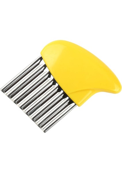 No.3 Tarzı Patates Kızartma Kesici Paslanmaz Çelik Mutfak Aksesuarları Tırtıklı Bıçak Kolay Dilimleme Muz Meyve Patates Dalga Bıçağı Doğrayıcı (Yurt Dışından) fiyatları