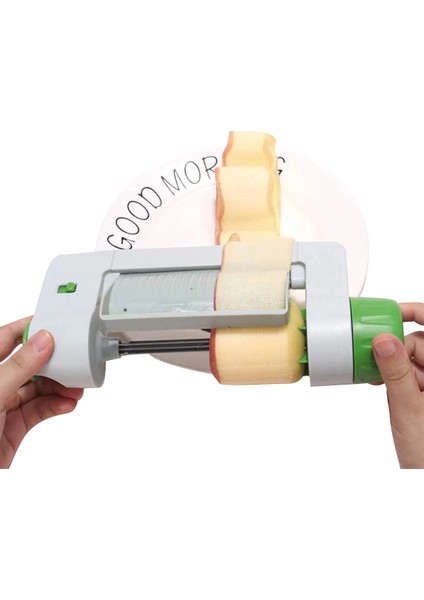 Açık Yeşil Tarzı Sac Dilimleyici Çıkarılabilir Işlevli Ev Meyve Sebze Soyucu Basit Aksesuarlar Mutfak Gadget Limon Domates Patates Dilimleyici (Yurt Dışından) fırsatları