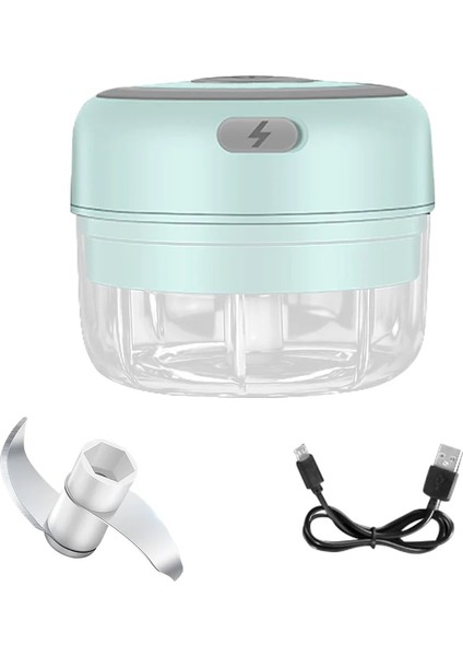 Pembe 100ML Tarzı Elektrikli Gıda Kırıcı Mini Sarımsak Presi Sarımsak Kırıcı Sebze Doğrayıcı Mutfak Ezilmiş Sarımsak Ezilmiş Zencefil Ezilmiş Biber (Yurt Dışından)
