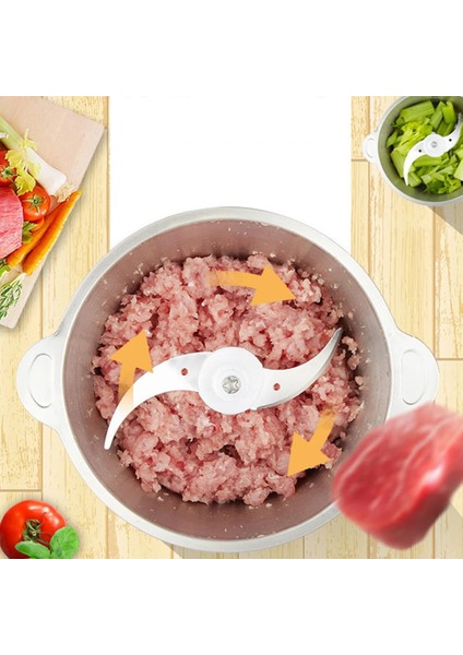 Abd Fiş Stili 2speeds 304 Paslanmaz Çelik Elektrikli Doğrayıcı Kıyma Makinesi Kıyma Mutfak Robotu Dilimleme Sebze Gıda Kıyıcı Et Dilimleme Makinesi (Yurt Dışından) fırsatları