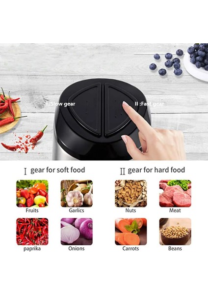 Abd Fiş Stili 2speeds 304 Paslanmaz Çelik Elektrikli Doğrayıcı Kıyma Makinesi Kıyma Mutfak Robotu Dilimleme Sebze Gıda Kıyıcı Et Dilimleme Makinesi (Yurt Dışından) indirimleri