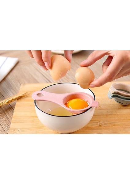 Rastgele Renk Stili Lastic Buğday Samanı Yumurta Beyazı Ayırıcı Yumurta Temizle Yumurta Filtresi Aile Mutfak Kek Odası Küçük Aletler Lxx (Yurt Dışından)