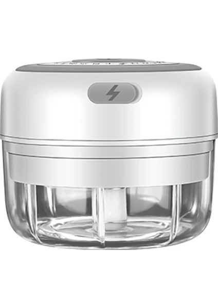 100ML Beyaz Stil 100MLML Taşınabilir Elektrikli Mini Sarımsak Doğrayıcı Gıda Doğrayıcı USB Kıyma Öğütücü Sarımsak Biber Sebze Kuruyemiş (Yurt Dışından)