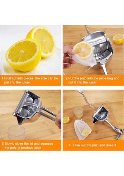 Taşınabilir Blender Portakal Limon Manuel Sıkacağı Meyve Sıkacağı Alüminyum El Sıkacağı El Pres Makinesi Licuadora Portatil (Yurt Dışından) modelleri