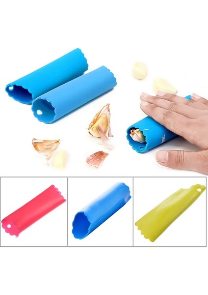 Yeşil Stil Sihirli Silikon Sarımsak Soyucu Kabuğu Kolay Mutfak Aleti Renkli Rastgele Kırıcı Zarar Vermez El Aleti Sıcak Satış (Yurt Dışından) fırsatları