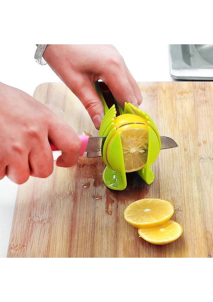Yeşil Stil El Mutfak Gereçleri Domates Dilimleyici Ekmek Klipsi Meyve ve Sebze Kesme Patates Elma Yaratıcı Gadget Mutfak Aksesuarları U3 (Yurt Dışından) fiyatları