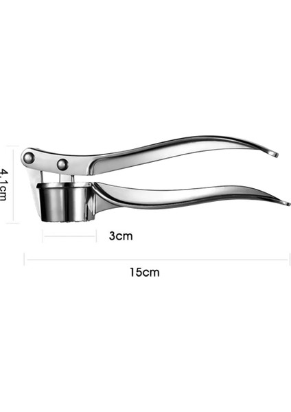 No.1 Tarzı Sarımsak Ezmesi Profesyonel Paslanmaz Çelik Ezici Kıyma Ağır Yumuşak Saplı Paslanmaya Karşı Dayanıklı Pres Sarımsak Ezmesi Sarımsak Doğrayıcı (Yurt Dışından)
