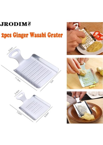 Küçük ve Büyük Stil Zencefil Rende Baskı Wasabi Rende Paslanmaz Çelik Sarımsak Öğütücü Kırıcı Meyve ve Sebze Aracı Mutfak Alet Aksesuarları (Yurt Dışından)