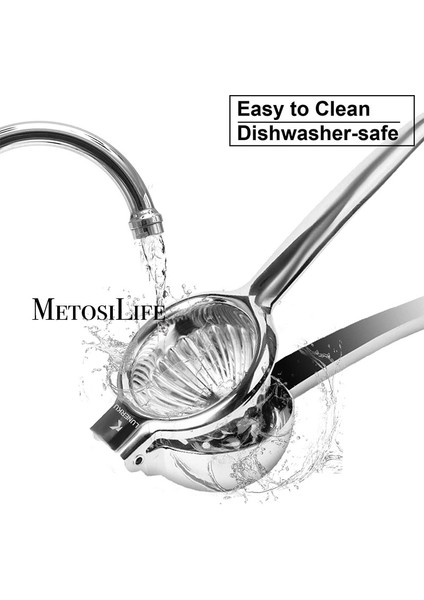 Gümüş Büyük Stil Paslanmaz Çelik Limon Sıkacağı Narenciye Sıkacağı, Üstün Li Ağır Hizmet Zahmetsiz Kireç, Portakal Limonu Narenciye Sıkacağı (Yurt Dışından) fırsatları