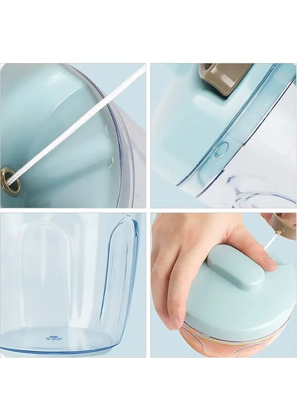 900ML Stili 500MLML Mutfak Manuel Et Dilimleyici El-Güç Gıda Doğrayıcı Kıyma Karıştırıcı Blender Eti Doğramak Için Meyve Sebze Kuruyemiş Öğütücüler (Yurt Dışından)