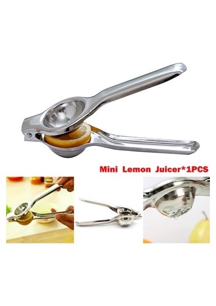 Mini Limon Sıkacağı Stili Manuel Narenciye Sıkacağı El Portakal Sıkacağı Limon Meyve Sıkacağı Narenciye Pres Makinesi Ev Için Paslanmaz Çelik Mutfak Aksesuarları (Yurt Dışından)