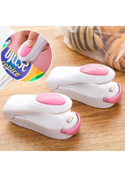 Siyah 1 Adet Tarzı Mini Taşınabilir Gıda Klip Isı Yapıştırma Makinesi Ev Aperatif Çanta Mühürleyen Mutfak Mühürleyen Eşyaları Gadget Öğe Mutfak Aksesuarları Araçları (Yurt Dışından) fırsatları