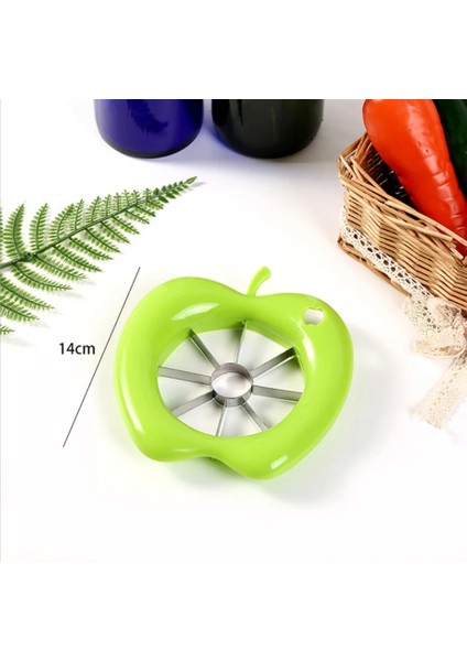 Yeşil Stil Mutfak Aletleri Paslanmaz Çelik Elma Kesici Dilimleme Sebze Meyve Araçları Mutfak Aksesuarları Apple Kolay Kesim Dilimleme Kesici (Yurt Dışından)